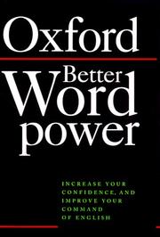 Cover of: Better wordpower by Janet Whitcut