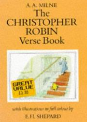 The Christopher Robin verse book