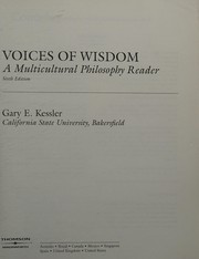 Cover of: Voices of wisdom: a multicultural philosophy reader