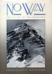 Cover of: No way by edited by Philip J. Davis and David Park.