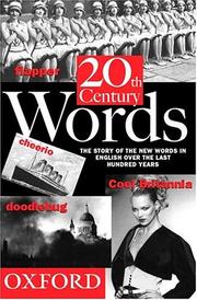 Cover of: Twentieth century words
