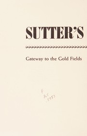 Cover of: Sutter's Fort by Oscar Lewis