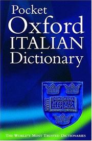 The pocket Oxford Italian dictionary