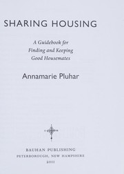 Sharing housing by Annamarie Pluhar