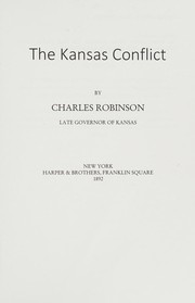 Cover of: The Kansas conflict. by Robinson, Charles