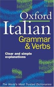 The Oxford Italian grammar and verbs