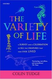 The variety of life by Colin Hiram Tudge