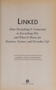 Cover of: Linked by Albert-Laszló Barabási