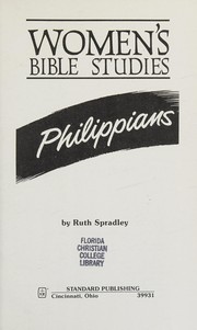 Cover of: Women's Bible studies. by Ruth Spradley