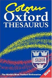 Cover of: The color Oxford thesaurus