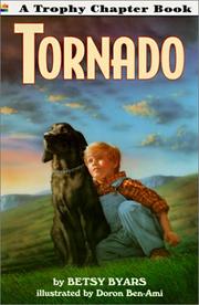 Cover of: Tornado (Trophy Chapter Books) by Byars