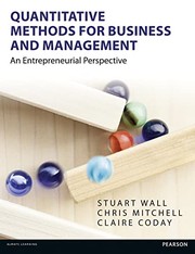 Cover of: Quantitative Methods for Business and Management: An Entrepreneurial Perspective