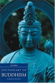 Cover of: A dictionary of Buddhism