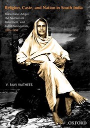 Cover of: Religion, Caste, and Nation in South India by V. Ravi Vaithees