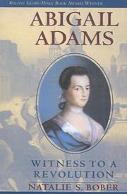 Cover of: Abigail Adams: Witness to a Revolution
