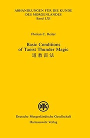 Cover of: Basic conditions of Taoist Thunder magic =: Daojiao lei fa