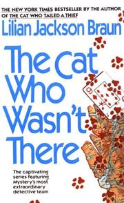 Cover of: The cat who wasn't there
