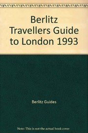 Cover of: Berlitz Travellers Guide to London (Berlitz Travellers Guide)