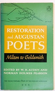 Cover of: Poets of the English language by W. H. Auden
