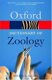 A dictionary of zoology