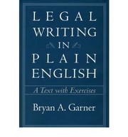 Cover of: Legal Writing in Plain English: A Text with Exercises