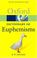 Cover of: A Dictionary of Euphemisms