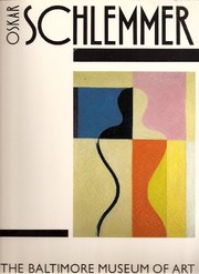 Cover of: Oskar Schlemmer by Oskar Schlemmer