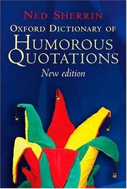 Oxford dictionary of humorous quotations