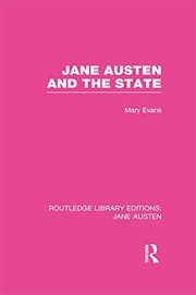 Cover of: Jane Austen and the State (RLE Jane Austen)