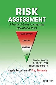 Cover of: Risk Assessment: A Practical Guide to Assessing Operational Risks