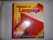 Cover of:  Elements of Language: Second Course, Annotated Teacher's Edition