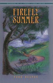 Cover of: Firefly Summer (Recovering the U.S. Hispanic Literary Heritage)