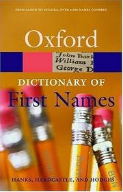 A dictionary of first names