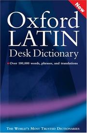 Pocket Oxford Latin dictionary