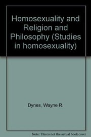 Cover of: Homosexuality and religion and philosophy