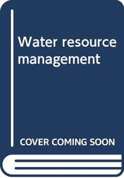Cover of: Water resource management by Sevakram K. Waghmare