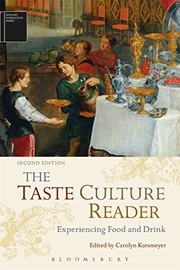 Cover of: The taste culture reader by Carolyn Korsmeyer