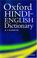 Cover of: The Oxford Hindi-English Dictionary