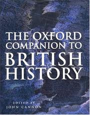 Cover of: The Oxford companion to British history
