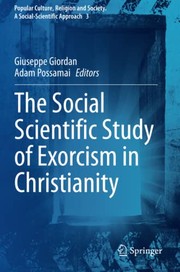 Cover of: Social Scientific Study of Exorcism in Christianity