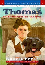 Cover of: Thomas: 1778-Patriots on the Run (American Adventures)