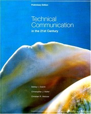 Cover of: Technical Communication in the 21st Century (Preliminary Edition, 2006)