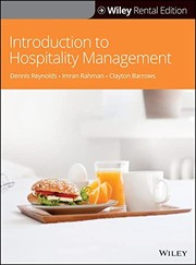 Cover of: Introduction to Hospitality Management