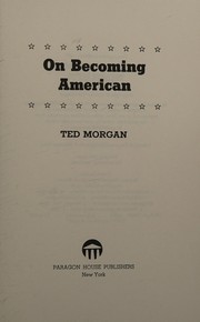 Cover of: On becoming American