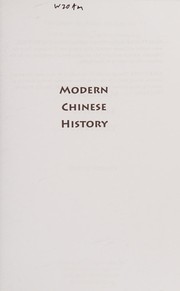 Cover of: Modern Chinese history
