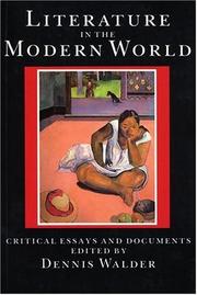 Literature in the modern world : critical essays and documents