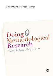 Cover of: Doing Q methodological research by Simon Watts