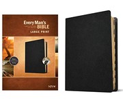 Cover of: Every Man's Bible NIV, Large Print (Genuine Leather, Black, Indexed)