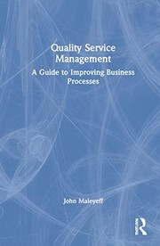 Quality Service Management by John Maleyeff