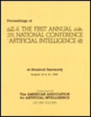 Cover of: AAAI-80: Proceedings of the 1st National Conference on Artificial Intelligence